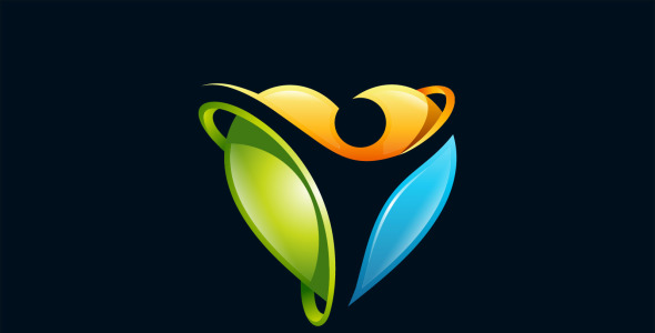 Шаблон логотипа на тему графика