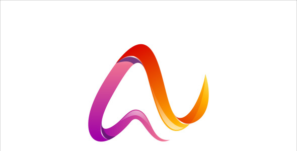 Шаблон логотипа на тему графика