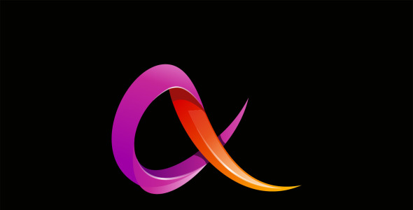 Шаблон логотипа на тему графика