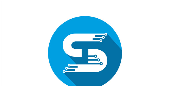 Шаблон логотипа на тему графика