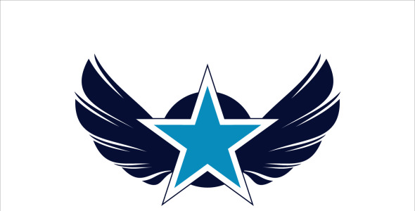 Шаблон логотипа на тему графика