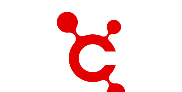 Шаблон логотипа на тему графика