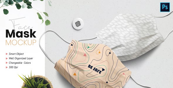 Мокап для продукта на тему графика