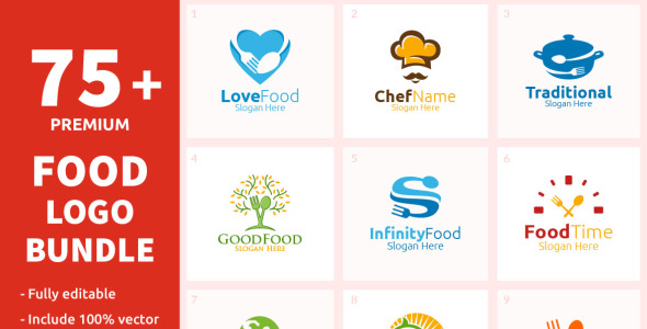 Шаблон логотипа на тему графика