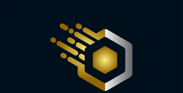 Шаблон логотипа на тему графика