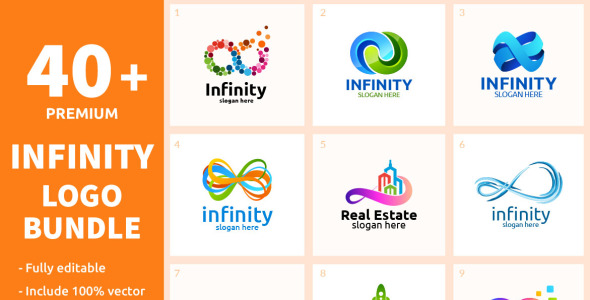 Шаблон логотипа на тему графика