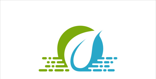 Шаблон логотипа на тему графика