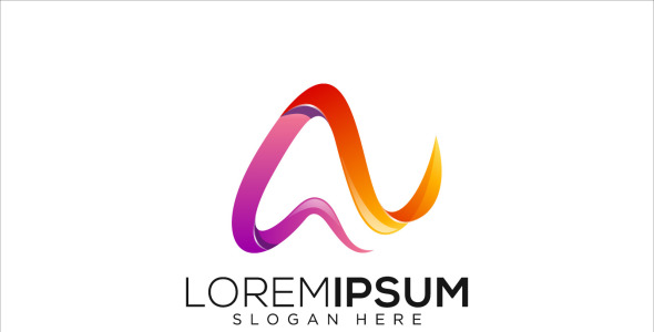 Шаблон логотипа на тему графика