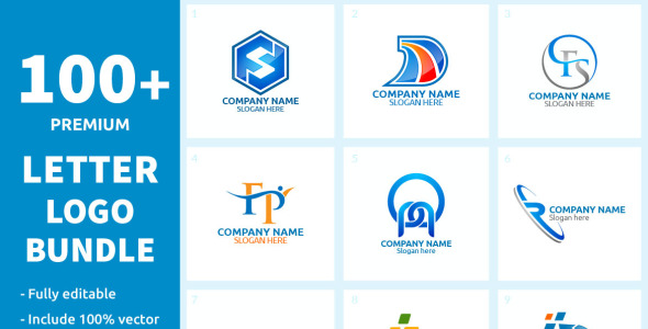 Шаблон логотипа на тему графика