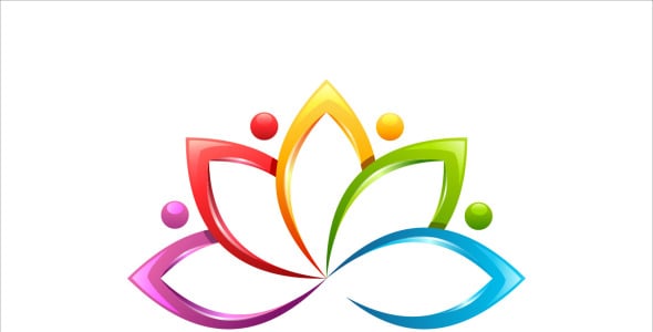 Шаблон логотипа на тему графика