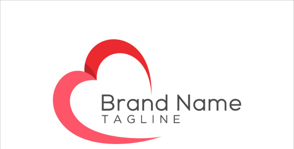 Шаблон логотипа на тему графика