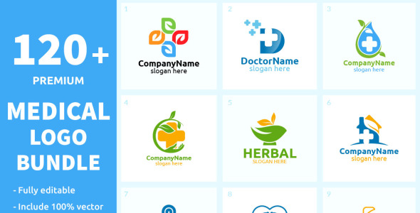 Шаблон логотипа на тему графика