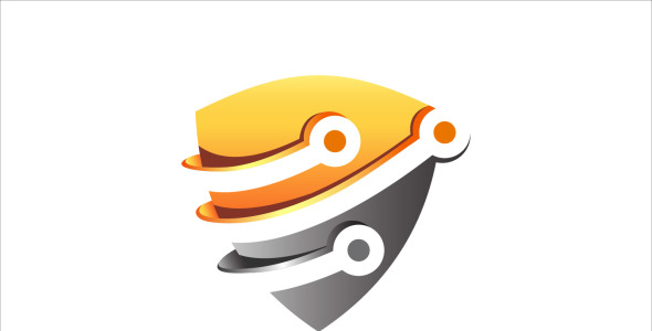 Шаблон логотипа на тему графика