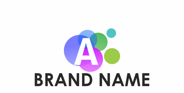 Шаблон логотипа на тему графика