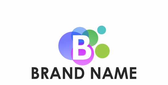 Шаблон логотипа на тему графика