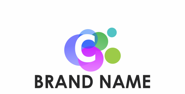 Шаблон логотипа на тему графика