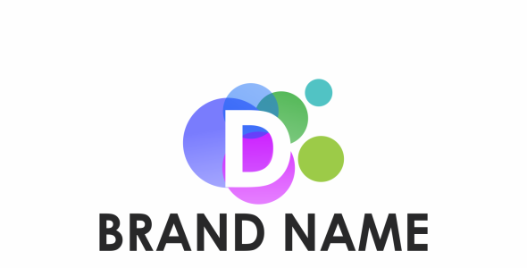 Шаблон логотипа на тему графика