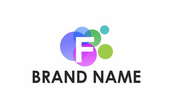 Шаблон логотипа на тему графика