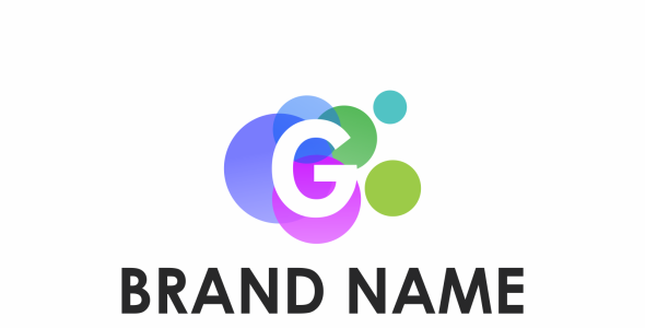 Шаблон логотипа на тему графика