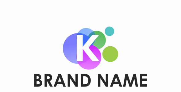 Шаблон логотипа на тему графика