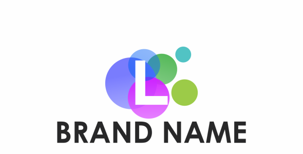 Шаблон логотипа на тему графика