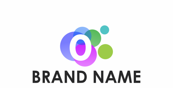 Шаблон логотипа на тему графика