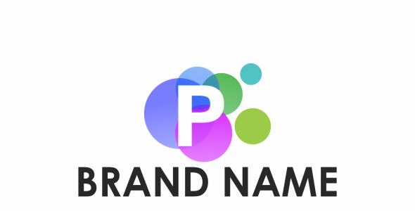 Шаблон логотипа на тему графика