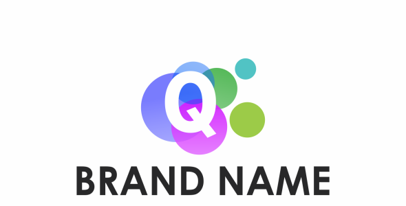 Шаблон логотипа на тему графика