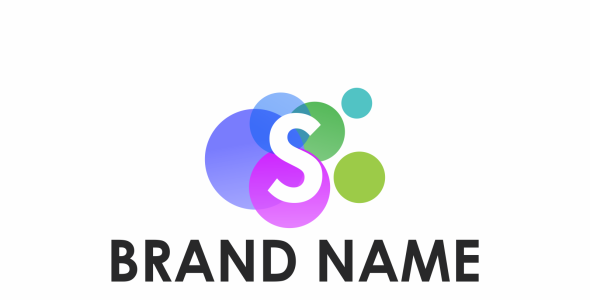 Шаблон логотипа на тему графика