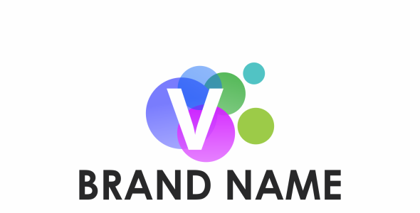 Шаблон логотипа на тему графика