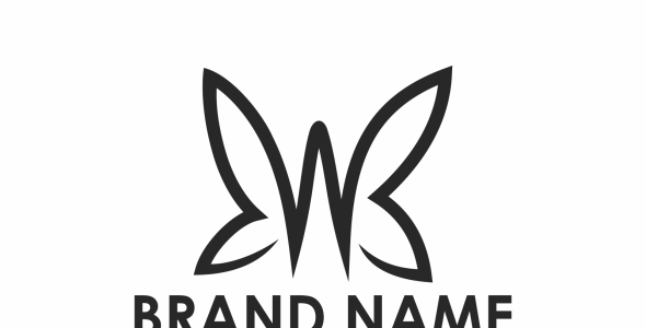 Шаблон логотипа на тему графика