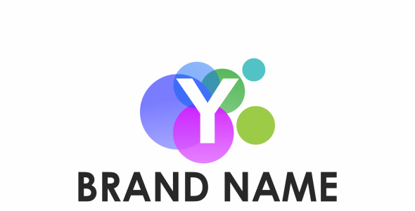 Шаблон логотипа на тему графика