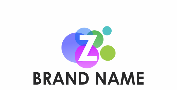 Шаблон логотипа на тему графика