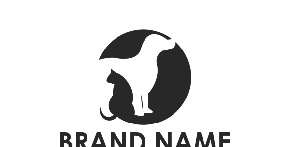 Шаблон логотипа на тему графика