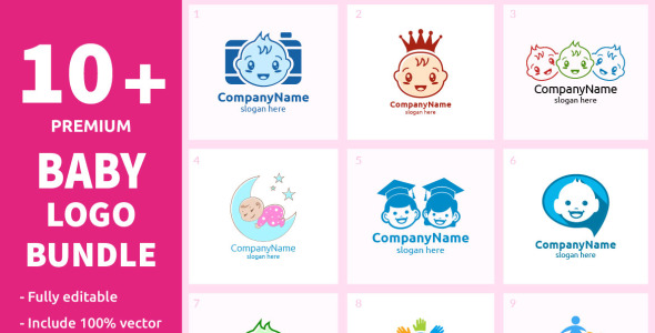 Шаблон логотипа на тему графика