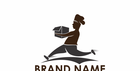 Шаблон логотипа на тему графика