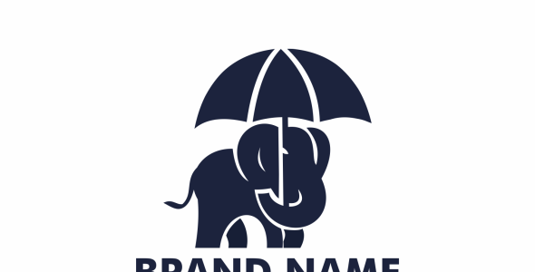 Шаблон логотипа на тему графика