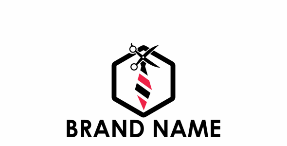 Шаблон логотипа на тему графика