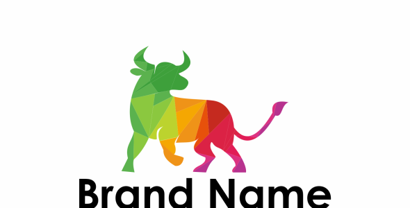 Шаблон логотипа на тему графика