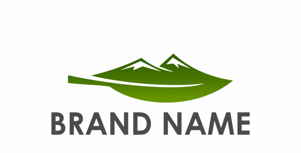 Шаблон логотипа на тему графика