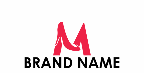 Шаблон логотипа на тему графика