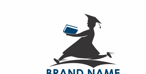 Шаблон логотипа на тему графика