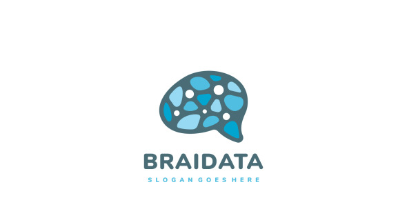 Шаблон логотипа на тему графика