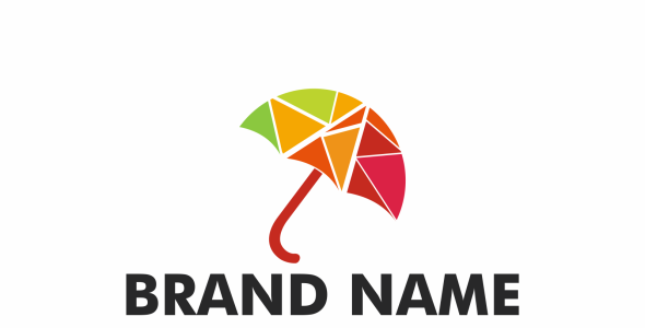 Шаблон логотипа на тему графика