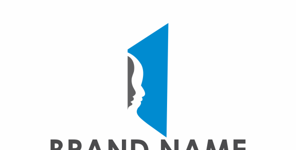 Шаблон логотипа на тему графика