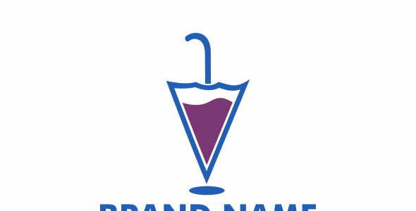 Шаблон логотипа на тему графика