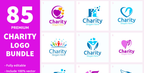 Шаблон логотипа на тему графика