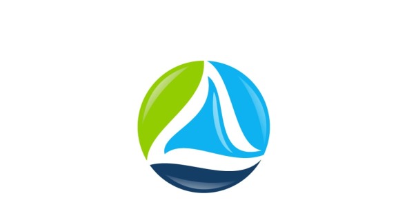 Шаблон логотипа на тему графика