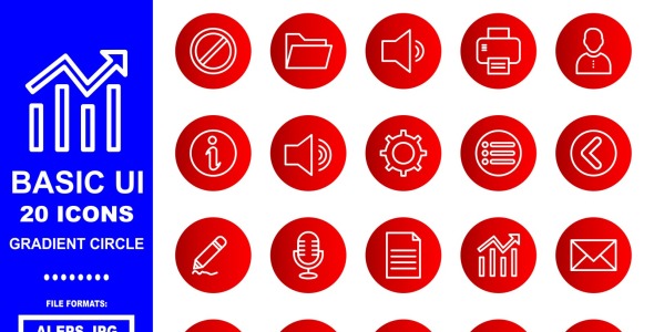 Набор иконок на тему data