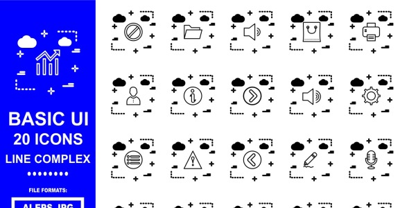 Набор иконок на тему data